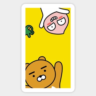 KakaoTalk Friends Apeach + Con & Ryan (카카오톡 라이언) Sticker